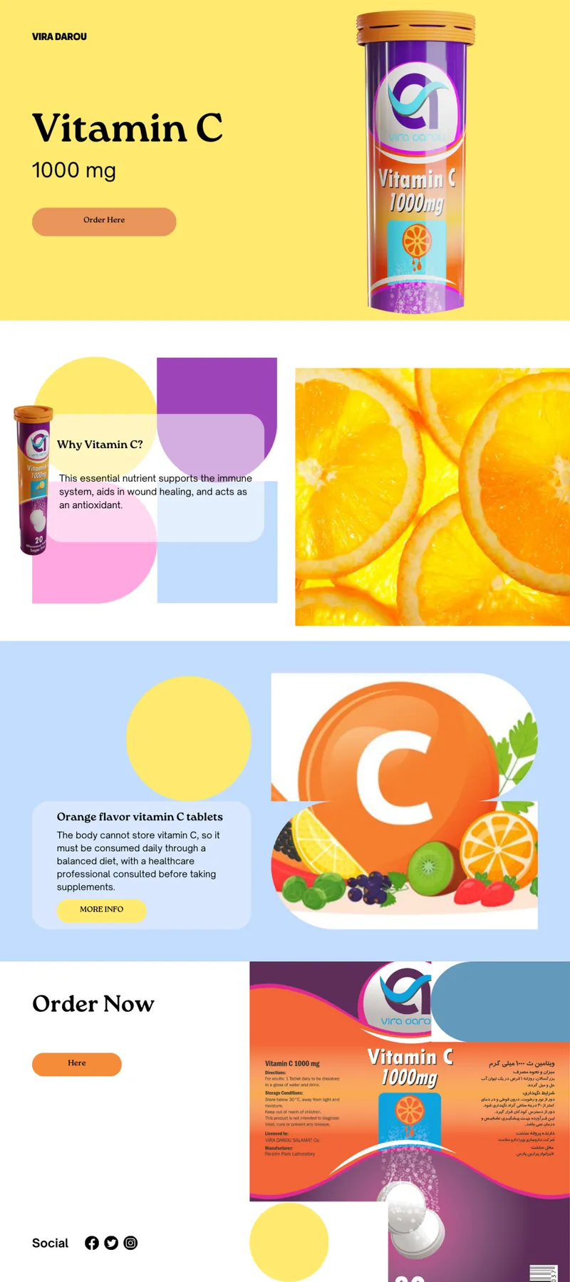 Vitamin C Landing